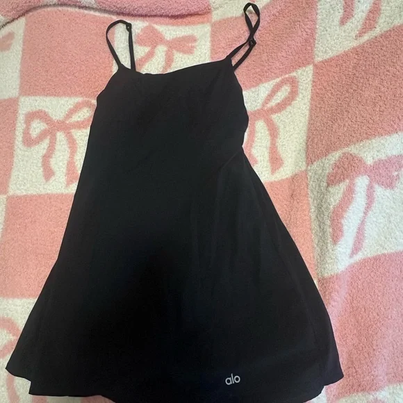 Alo Black Breezy tennis dress (XS)